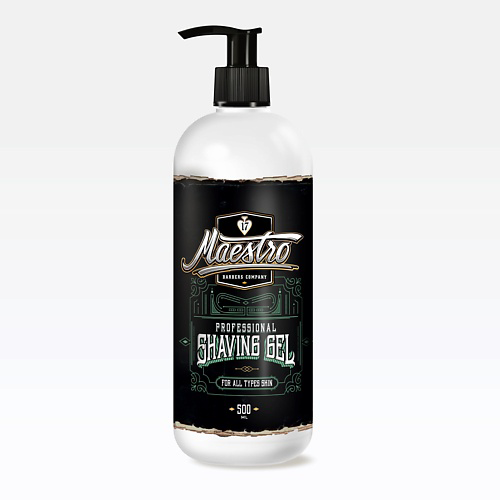 GREAT MAESTRO BARBERS COMPANY Гель-крем для бритья Shaving Gel 500 #1