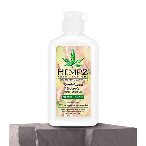 HEMPZ Гель для бритья Сандал и Яблоко / Sandalwood & Apple Herbal Shave Gel 177 #1