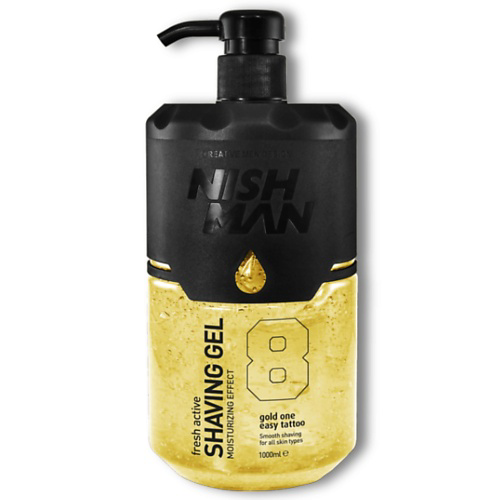 NISHMAN Гель для бритья 07 Gold One Easy Tattoo 1000 #1