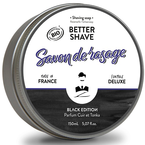 MONSIEUR BARBIER Мыло для бритья BETTER SHAVE BLACK EDITION #1