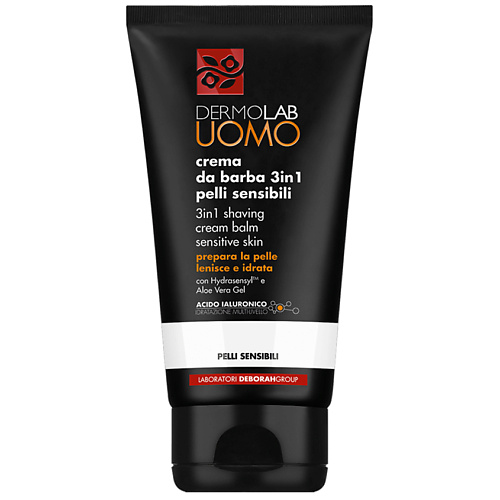DERMOLAB DEBORAH Крем для бритья 3 в 1 для чувствительной кожи Dermolab 3 in 1 Shaving Cream Balm 150 #1