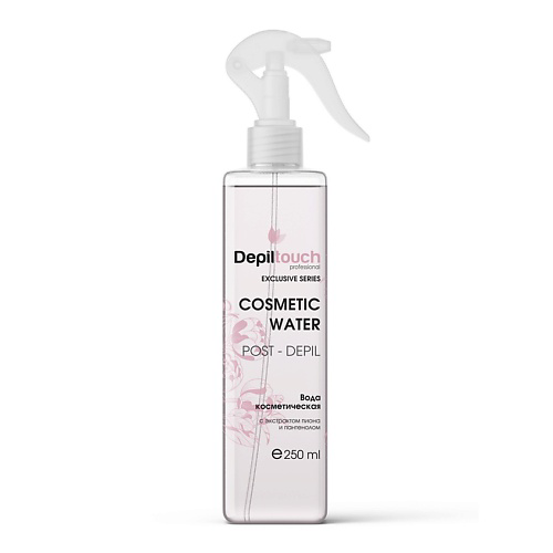 DEPILTOUCH PROFESSIONAL Косметическая вода после депиляции с экстрактом пиона и пантенолом Esclusive Series Cosmetic Water 250 #1