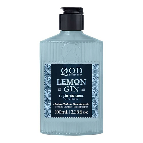 QOD BARBER SHOP Лосьон после бритья с ароматом лимонного джина Lemon Gin After Shave Lotion 100 #1