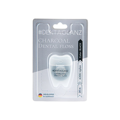 #DENTAGLANZ  Зубная нить Charcoal Dental Floss #1