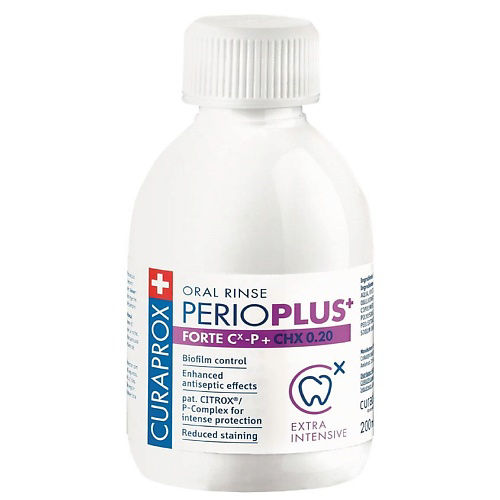 CURAPROX Жидкость-ополаскиватель Perio Plus Forte, с хлоргексидином 0,20% 200 #1