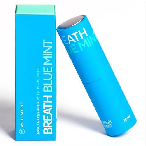 WHITE SECRET Освежитель для полости рта Breath Blue Mint 15 #1