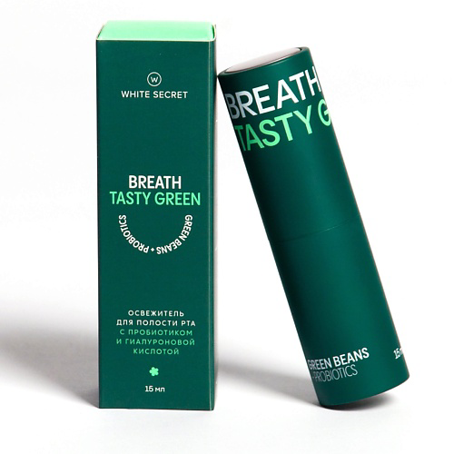 WHITE SECRET Освежитель для полости рта Breath Tasty Green 15 #1