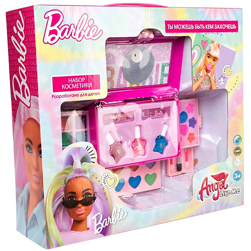 ANGEL LIKE ME Набор детской декоративной косметики для девочек BARBIE "Сундучок" #1