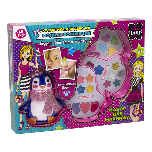 LAPULLI KIDS Набор детской декоративной косметики тени, блеск для губ #1
