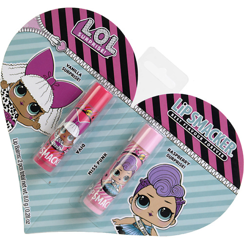 LIP SMACKER Набор бальзамов L.O.L. Surprise! BestFriendsForever: Diva Miss Punk #1