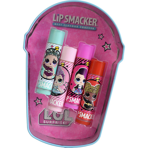 LIP SMACKER Набор бальзамов L.O.L. Surprise! Vanilla Frappe CUP tin box #1