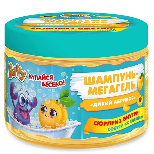 BAFFY Шампунь-мегагель детский с сюрпризом "Дикий абрикос" 300 #1
