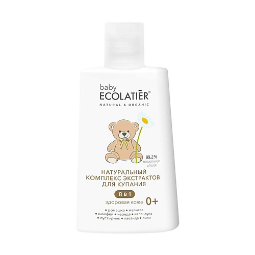 ECOLATIER baby Натуральный комплекс экстрактов 8 в 1 " Здоровая кожа" для купания детей 0+ 250 #1