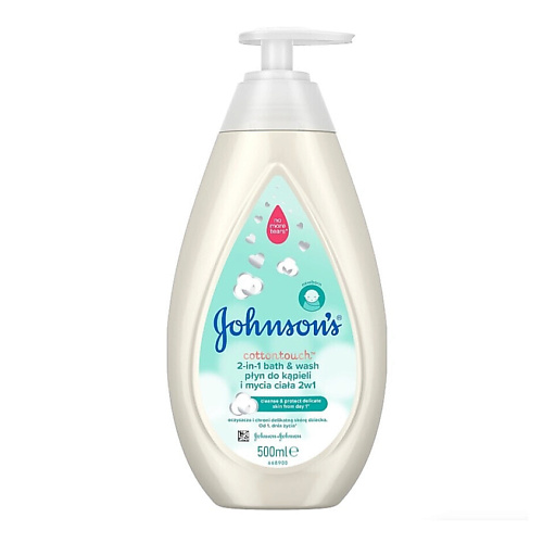 JOHNSON'S BABY Детский гель для душа и пена для ванны CottonTouch 2-in-1 Bath & Wash 500 #1