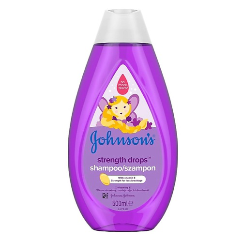 JOHNSON'S BABY Детский укрепляющий шампунь для волос с витамином E Strength Drops 500 #1