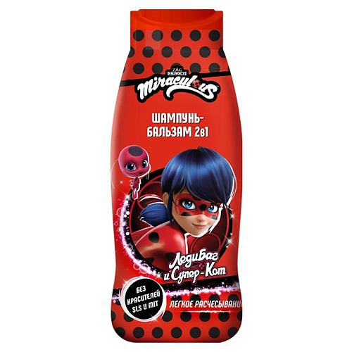 MIRACULOUS Шампунь-бальзам детский 2в1 Чудесная Леди Баг 400 #1
