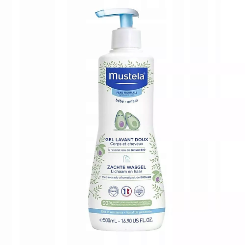 MUSTELA Детский шампунь и гель для купания Bebe Gentle Cleansing Gel 500 #1