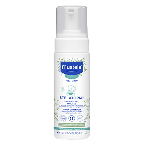 MUSTELA Гиполлергенный шампунь-мусс Stelatopia Foam Shampoo для чувствительной кожи 150 #1