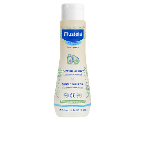 MUSTELA Нежный детский шампунь с экстрактом авокадо  Bebe Gentle Shampoo 200 #1