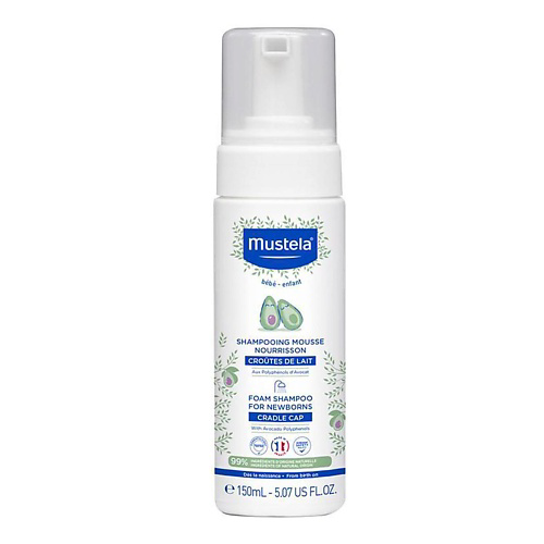 MUSTELA Шампунь-пенка от "молочных корочек" для новорожденных 150 #1