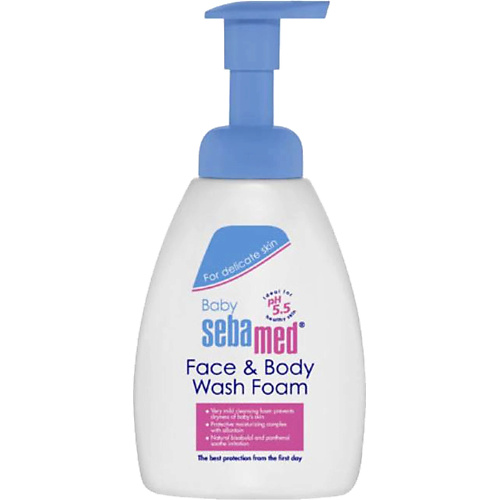 SEBAMED Экстра-нежная гипоаллергенная пенка для лица и тела  Baby pH5.5 Face & Body 400 #1