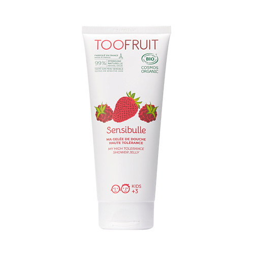TOOFRUIT Гель для душа детский без мыла для чувствительной кожи "Клубника-Малина" 200 #1