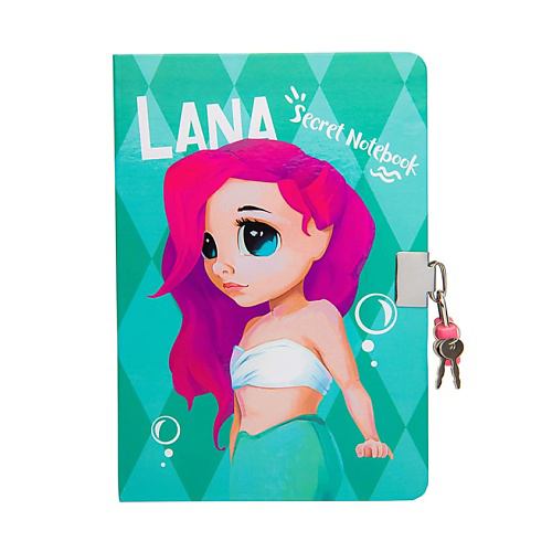 MORIKI DORIKI Блокнот с ключoм "LANA" Secret Notebook #1