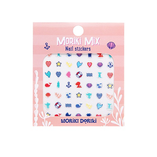 MORIKI DORIKI Наклейки на ногти Nail stickers MORIKI MIX #1