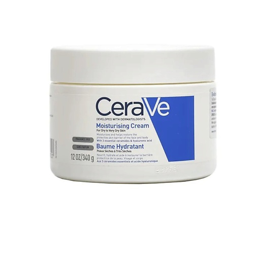 CERAVE Увлажняющий крем для сухой и очень сухой кожи лица и тела 340 #1