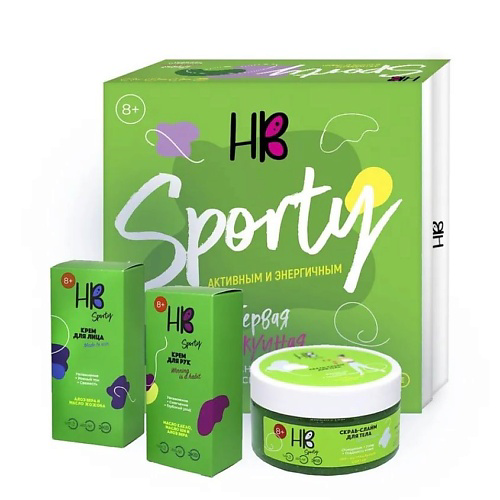 HOLY BEAUTY Крем для лица Made to win+крем для рук Winning is a habit+скраб Slime champion #1