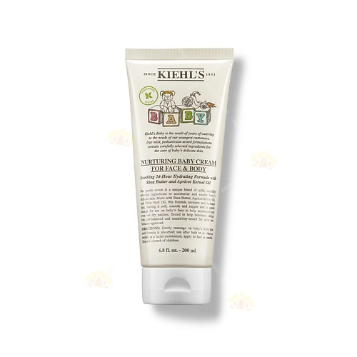 KIEHL'S Успокаивающий детский крем  Baby Nurturing Cream for Face & Body 200 #1