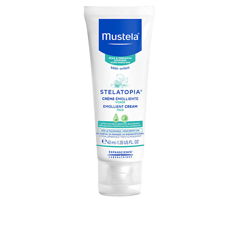 MUSTELA Успокаивающий смягчающий крем для очень сухой и атопической кожи Stelatopia Emollient 40 #1
