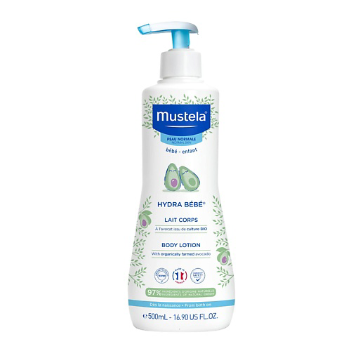MUSTELA Увлажняющий лосьон для тела с авокадо Hydra Bebe 500 #1