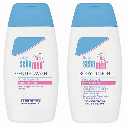 SEBAMED Детский набор Baby Extra Gentle: Гель для купания + Лосьон для тела #1