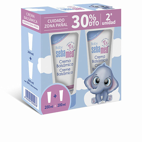 SEBAMED Защитный крем под подгузник Baby Cream Balsam в подарочной упаковке 400 #1