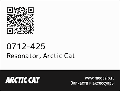 Resonator Arctic Cat 0712-425 #1
