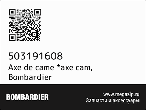 Axe de came *axe cam Bombardier 503191608 #1
