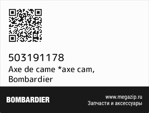 Axe de came *axe cam Bombardier 503191178 #1