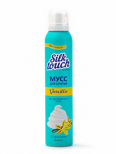 Мусс для бритья Carelax Silk Touch женский, ваниль, 200 мл #1