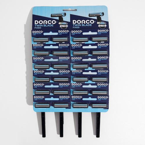 Станок для бритья одноразовый Dorco TG708, 2 лезвия, увлажняющая полоска #1