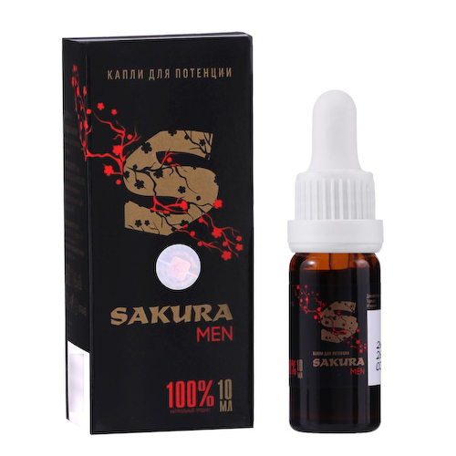 Капли Sakura men, мужская сила, 10 мл #1
