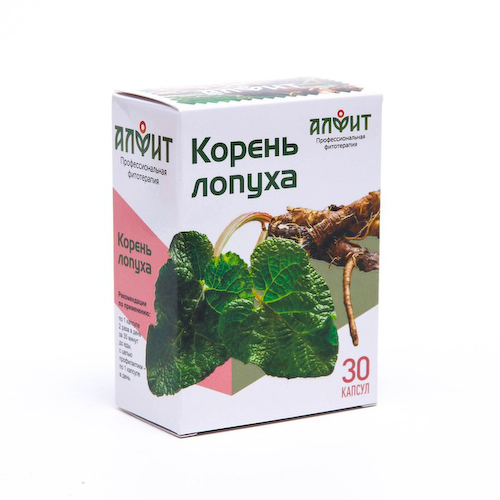 Концентрат Корень Лопуха Алфит, 30 капсул по 450 мг #1