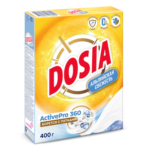 порошок стиральный DOSIA Optima Альпийская свежесть 400г #1