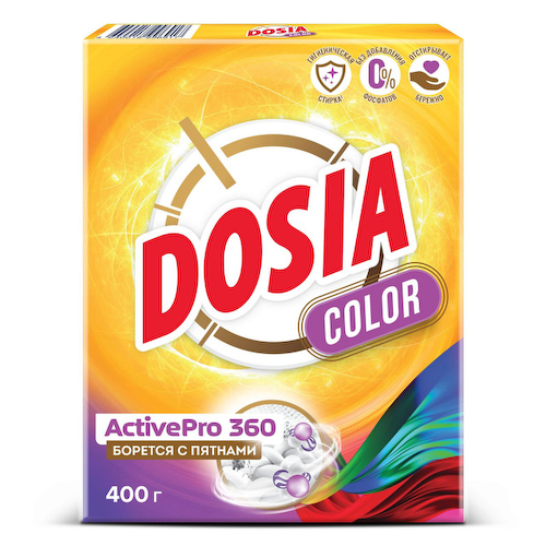 порошок стиральный DOSIA Optima Color 400г #1