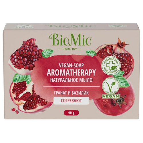 мыло  BIOMIO Гранат и Базилик 90г #1
