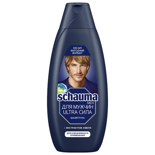 шампунь SCHAUMA Men Ultra Сила 650мл мужской #1