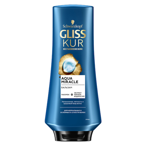 бальзам GLISS KUR Aqua Miracle 360мл #1