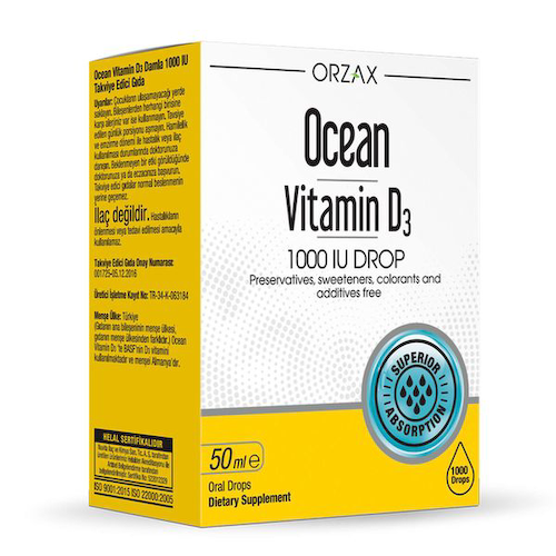 Витамин Д3 Ocean Orzax/Орзакс жидкость для приема внутрь 1000МЕ 50мл #1