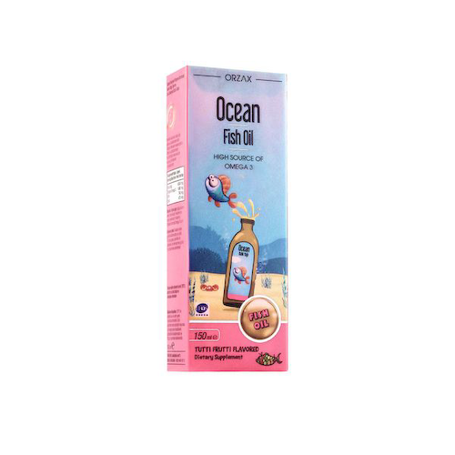 Рыбий жир Фиш оил вкус фруктового микса Ocean Orzax/Орзакс жидкость для приема внутрь фл. 150мл #1