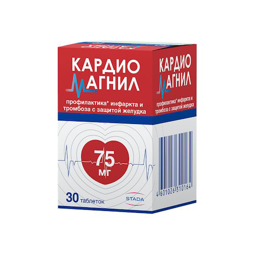 Кардиомагнил таблетки п/о плен. 75мг+15,2мг 30шт #1